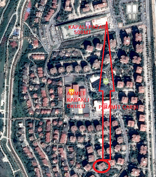 Başakşehir 4.Etap Piramit Çarşı Yanı Kiralı 2+1 87m2 3.Kat - Kiralık Konut Başakşehir, İstanbul